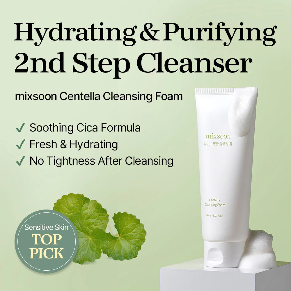 Mixsoon Limpiador Centella Cleansing Foam