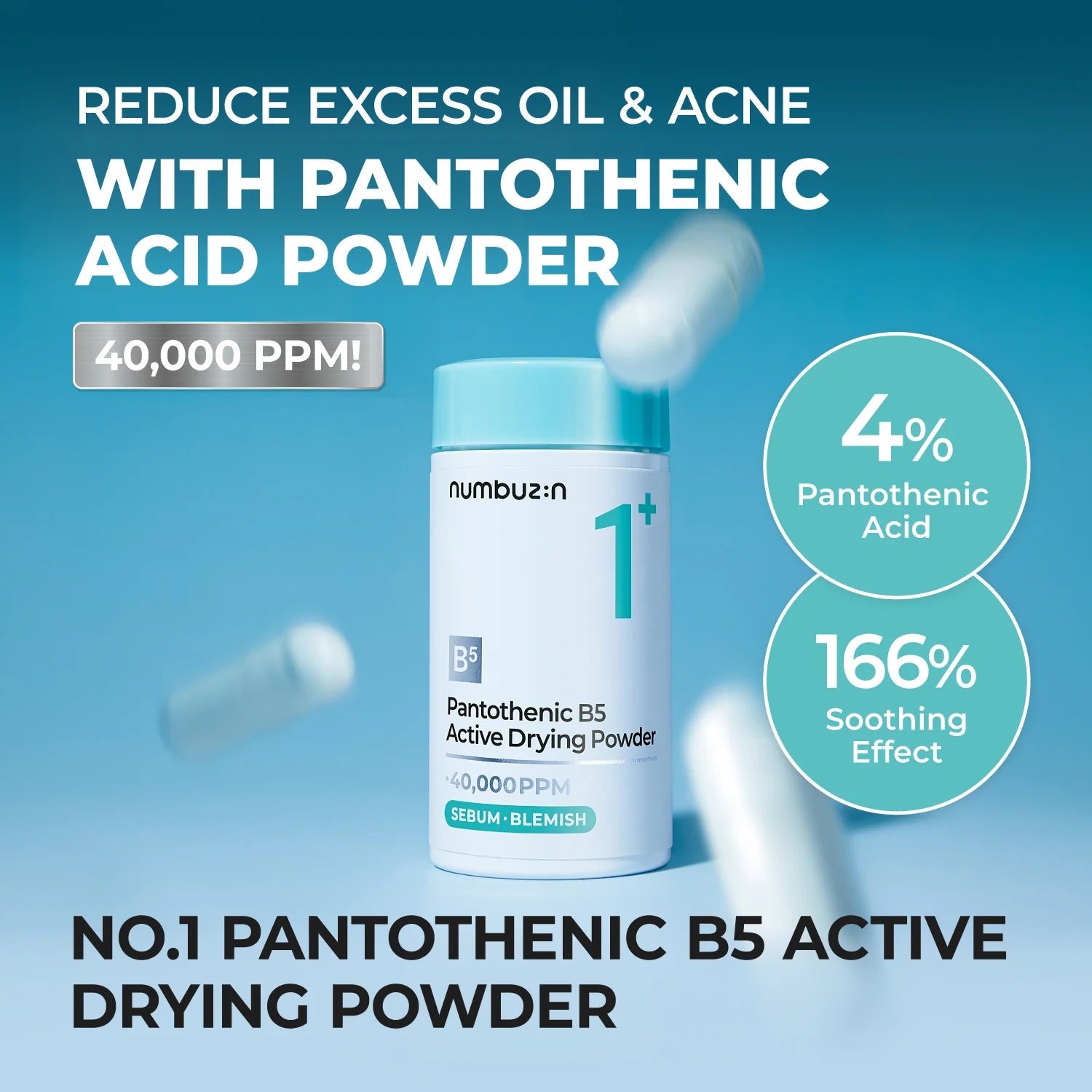 Numbuzin Tratamiento Acne pantothenic b5 active drying powder