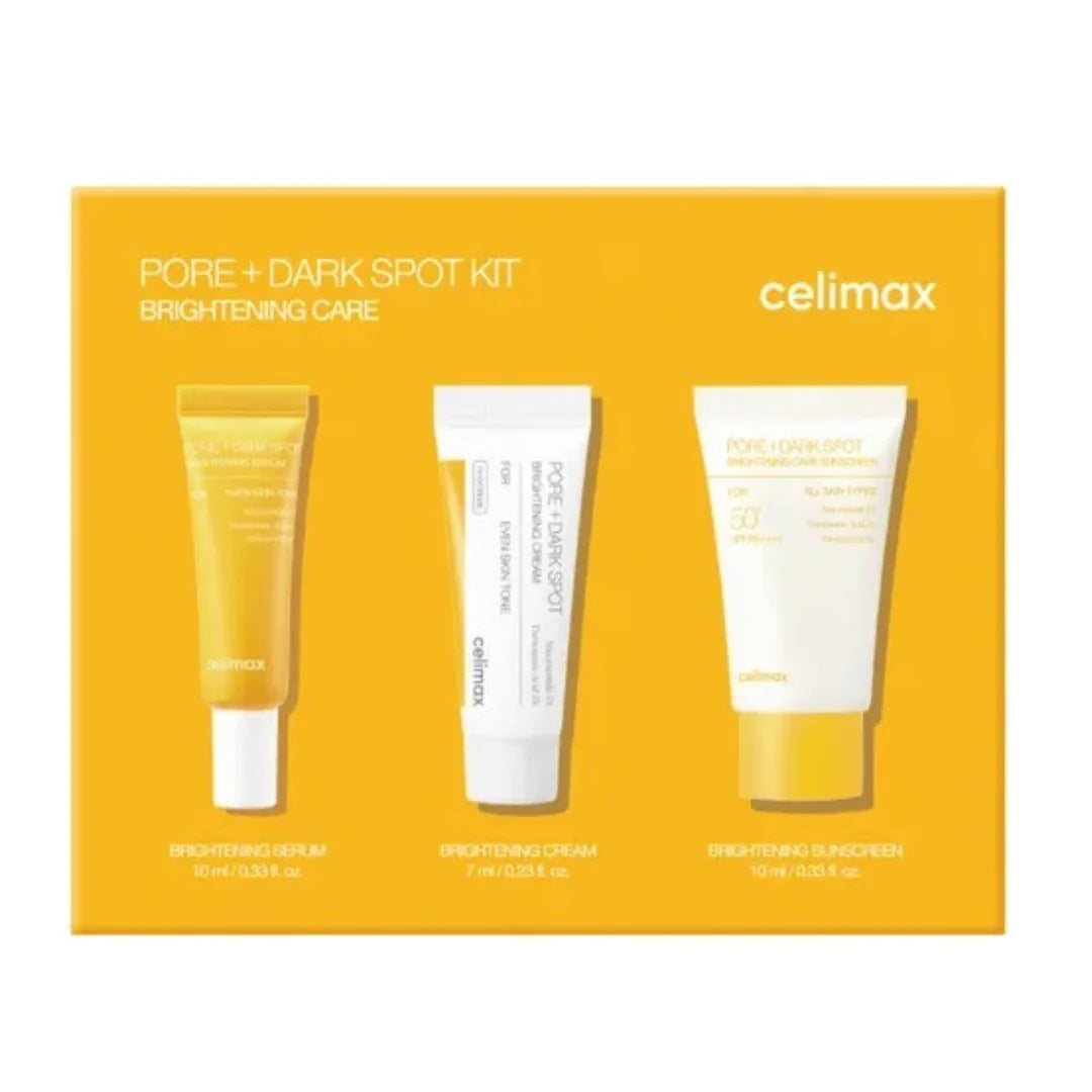 Celimax  Pore+ Dark Spot Brightening Care Kit (Set de 3 piezas)