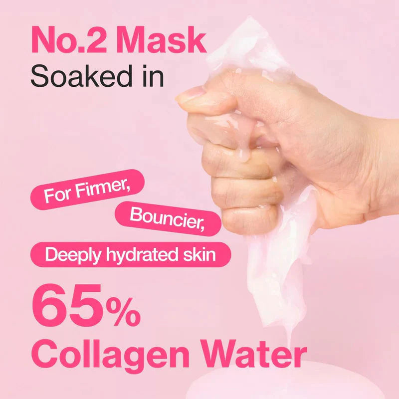 Numbuzin  No.2 Rose PDRN Collagen Plumping Sheet Mask