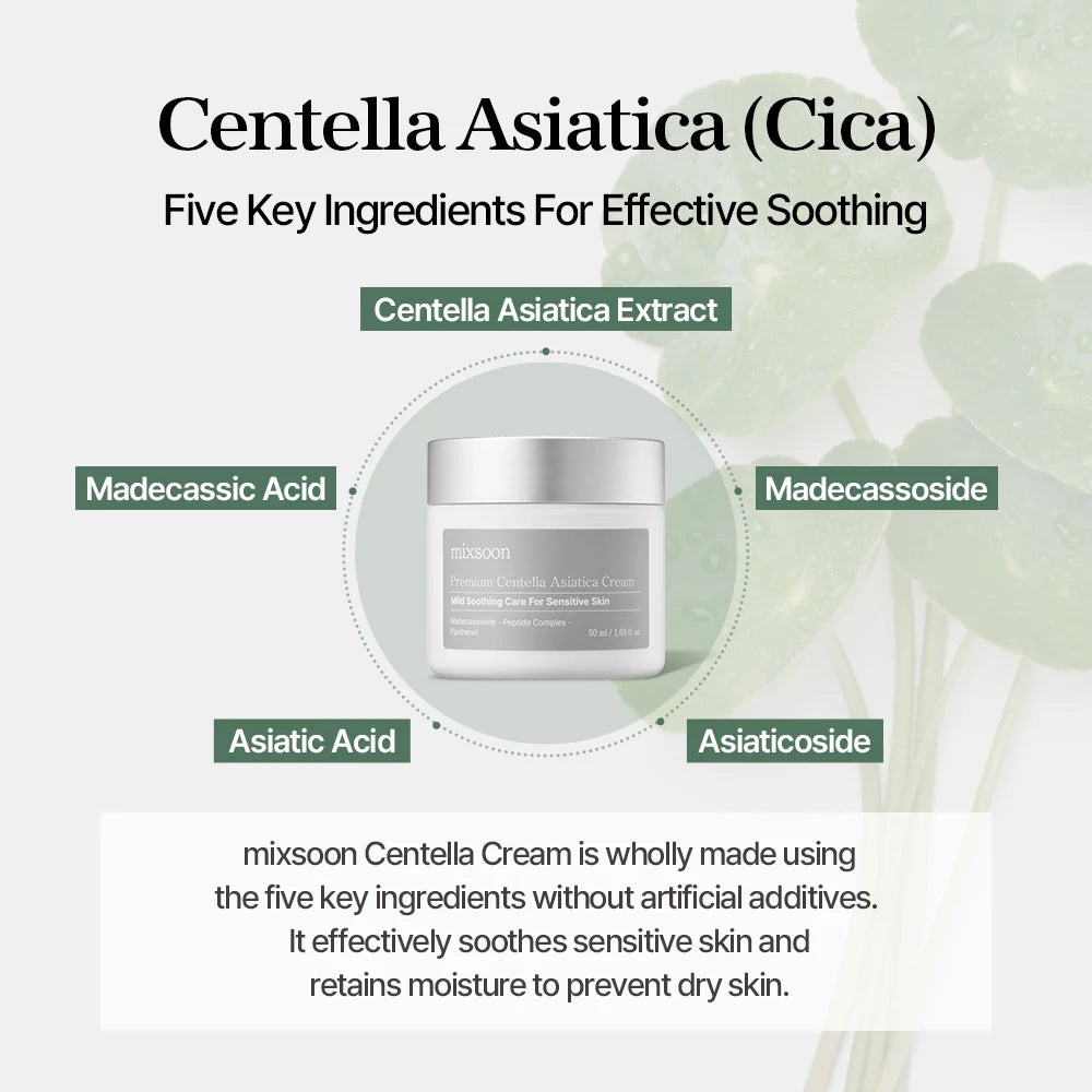 mixsoon - Premium Centella Asiatica Cream