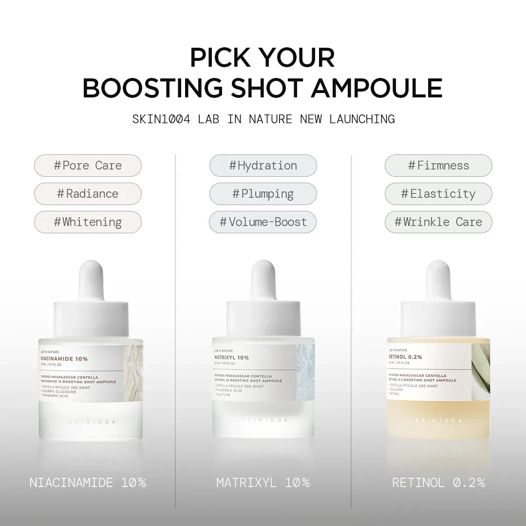 SKIN1004 Madagascar Centella Retinol 0.2 Boosting Shot Ampoule