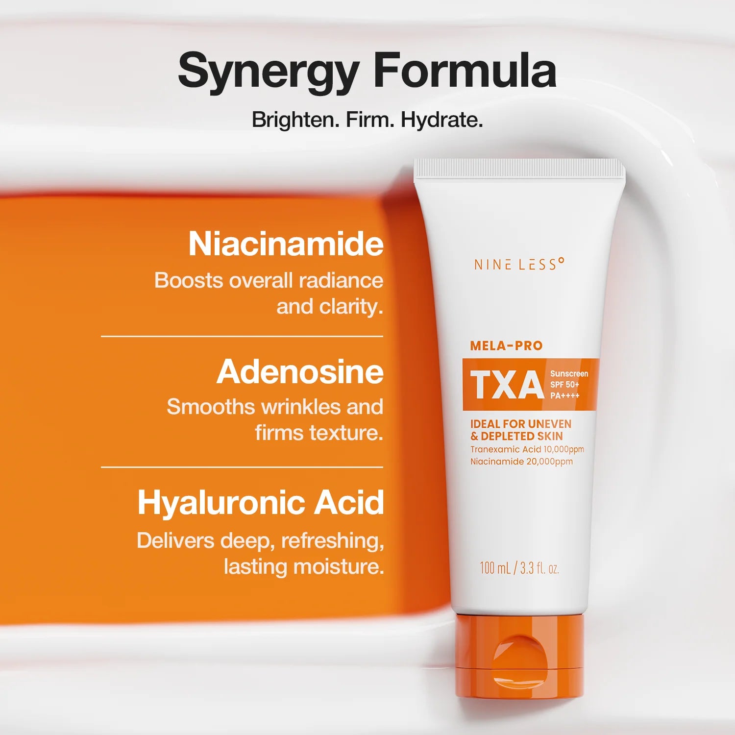 Nine Less – Mela-Pro Tranexamic Acid Sunscreen SPF50+ PA++++