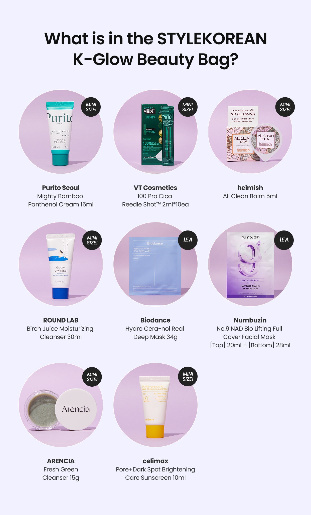 STYLEKOREAN Kit  K-Glow Beauty Bag