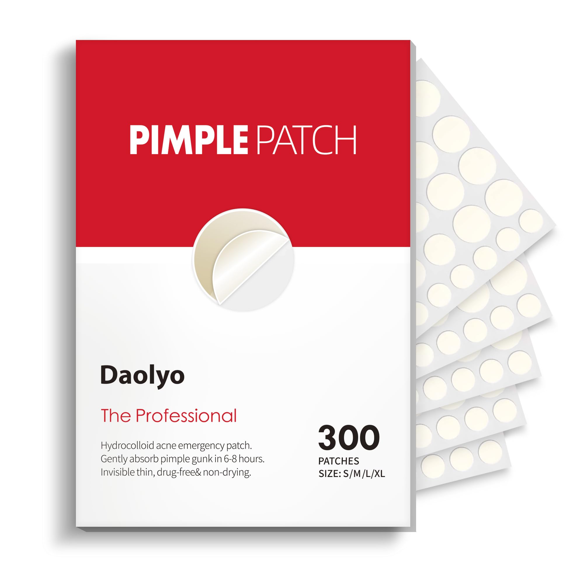 Daolyo Pimple Patches (300 Parches para Acné)