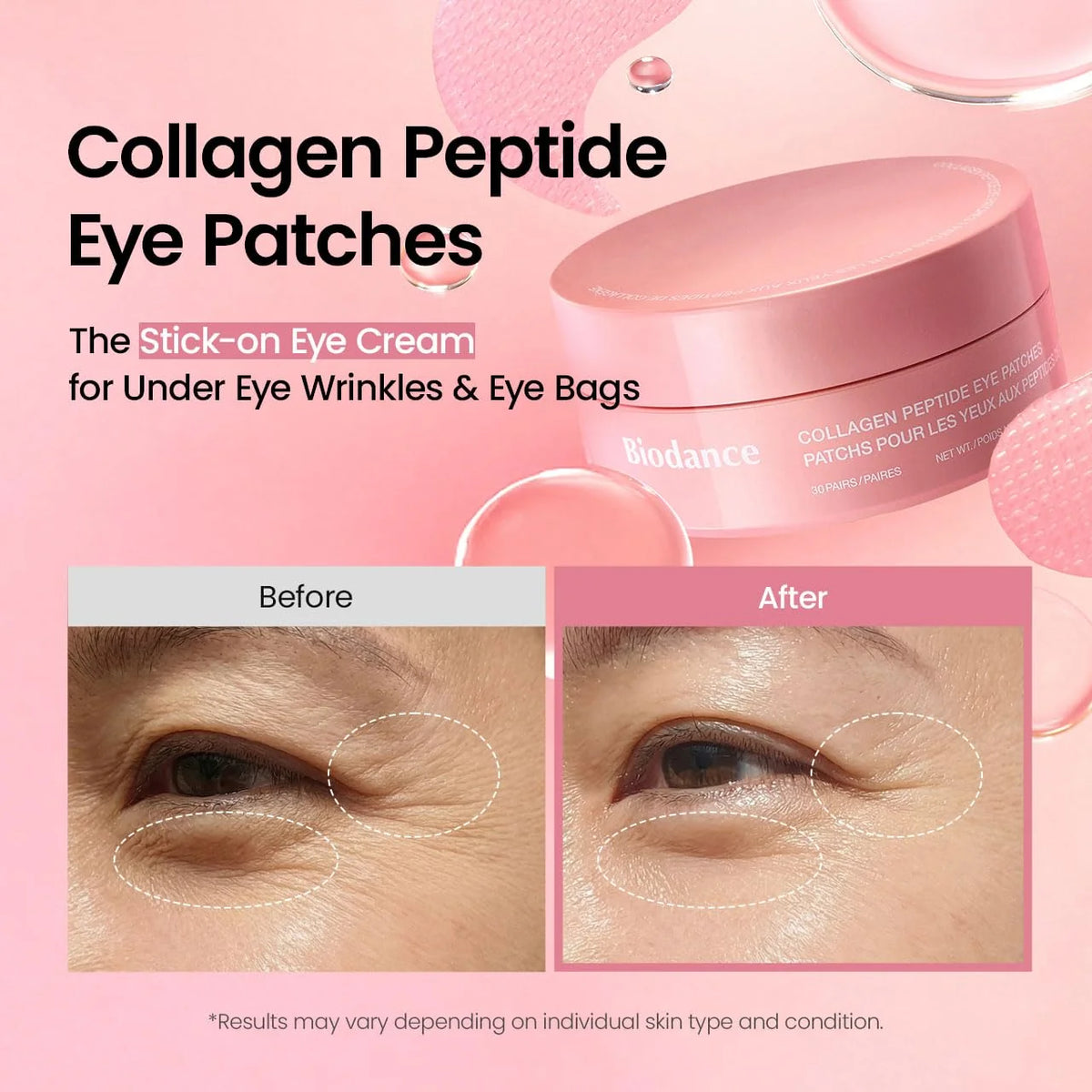 Biodance - Collagen Peptide Eye Patches (85g / 60 parches)