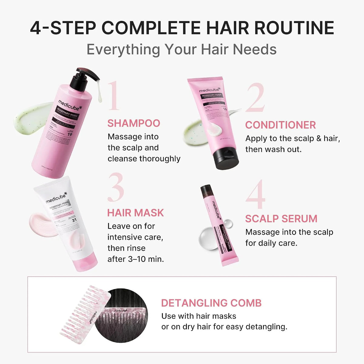 Medicube - Rosemary PDRN Glass Hair Set