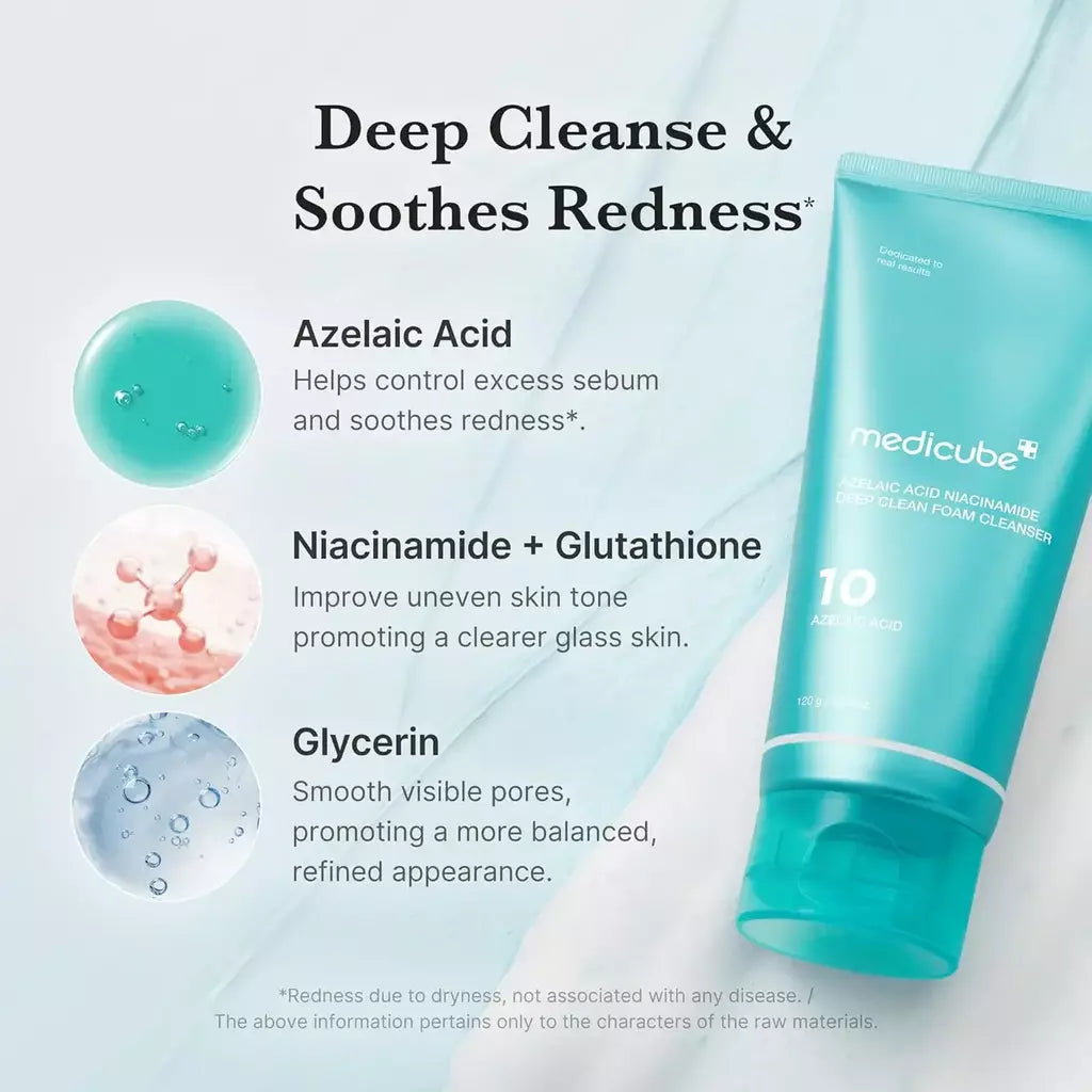 Medicube Azelaic Acid Niacinamide Deep Clean Foam