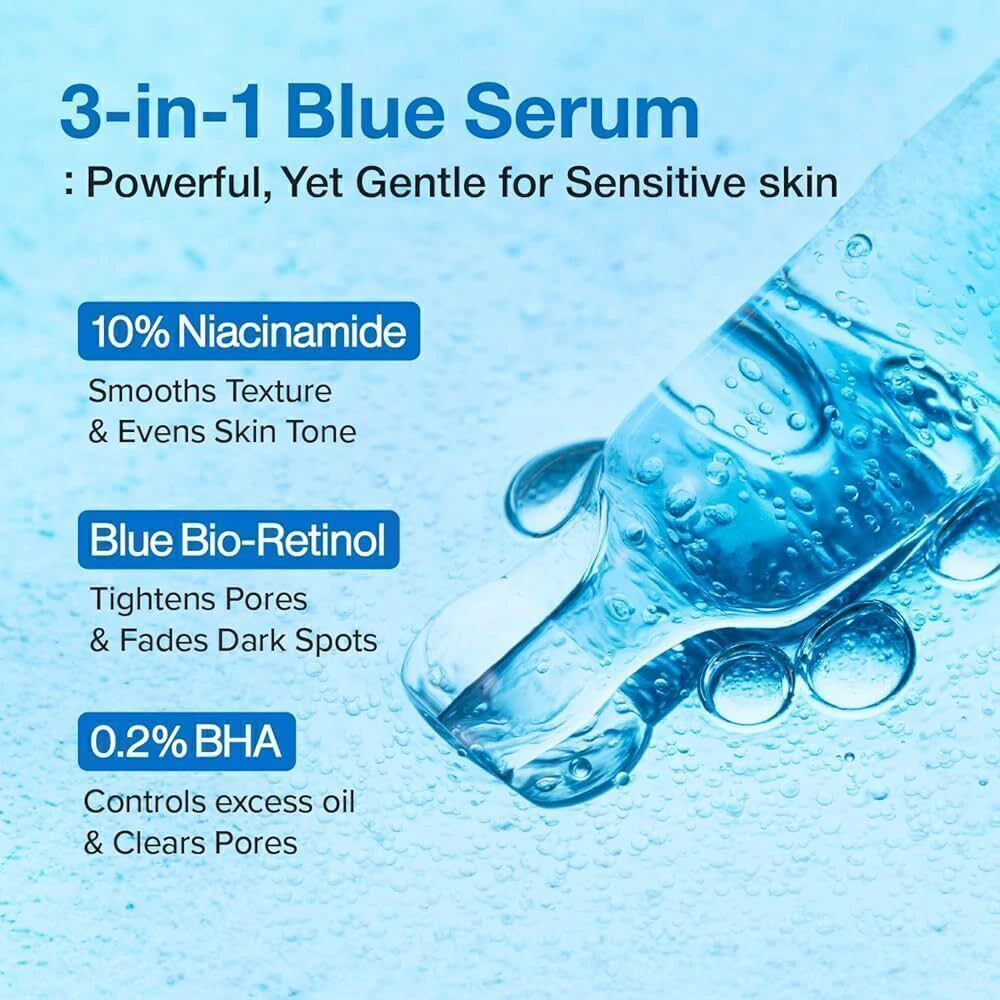 Numbuzin Refinador de Poros No.3 Blue Bio-Retinol Pore Refining Serum