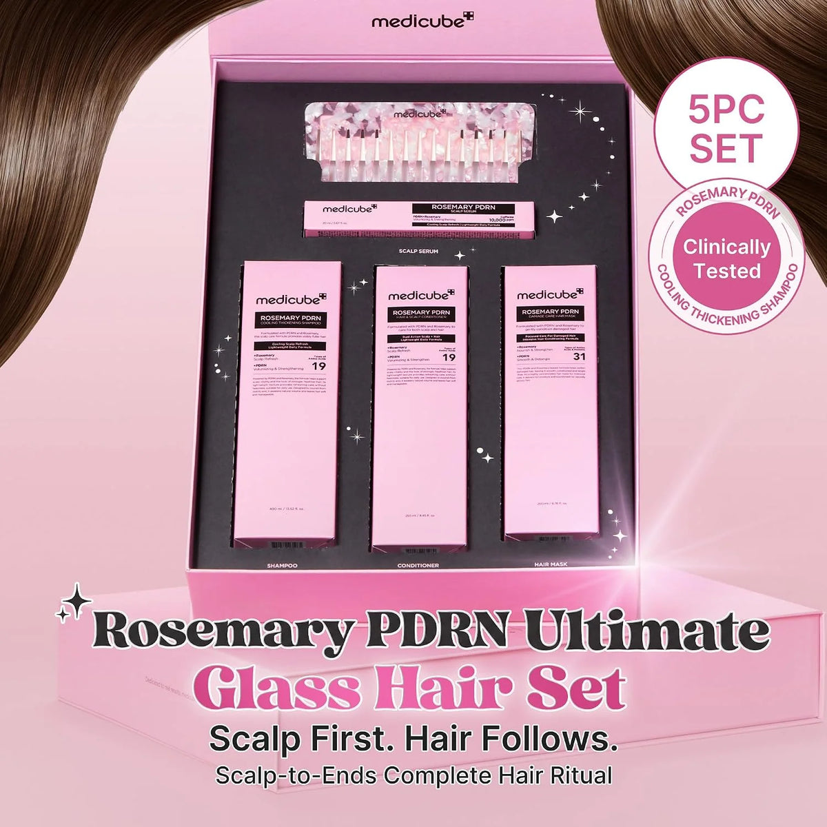 Medicube - Rosemary PDRN Glass Hair Set