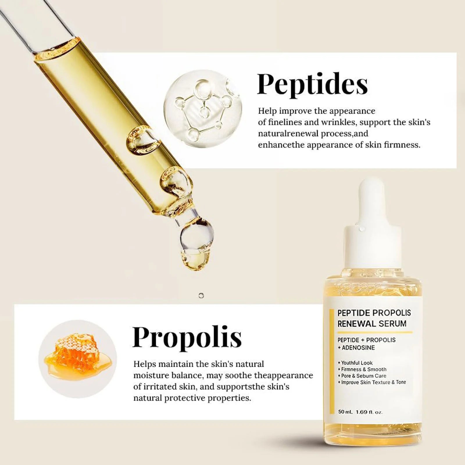 NIDA Peptide Propolis Renewal Serum
