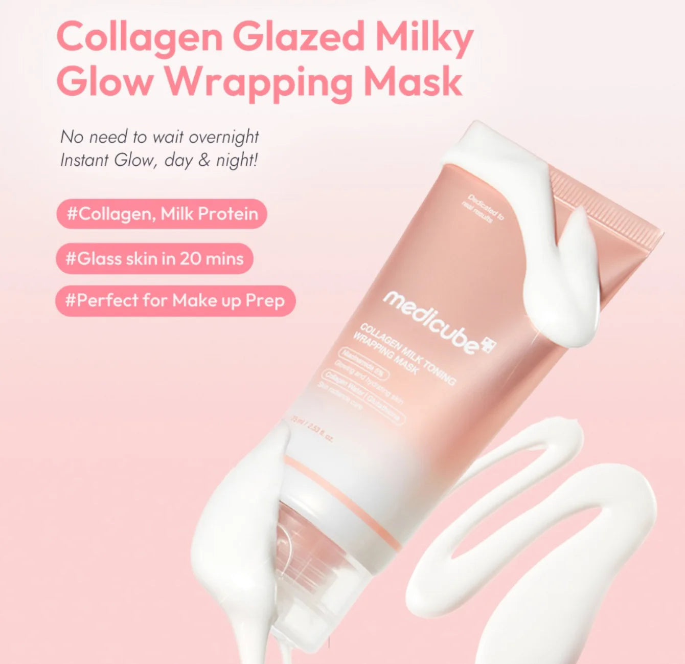 Medicube Collagen Milk Toning Wrapping Mask