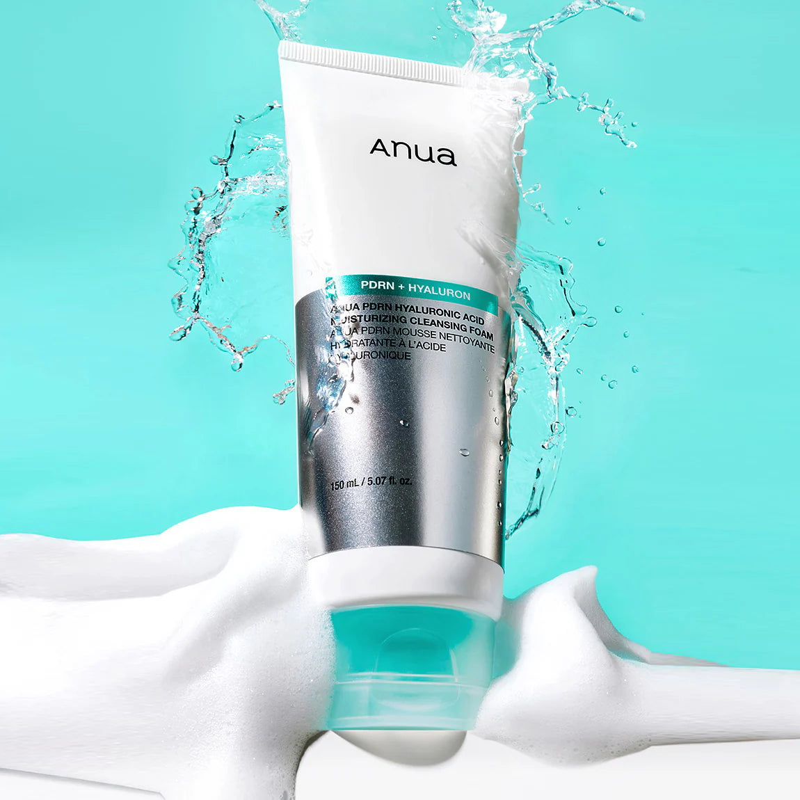 Anua PDRN Hyaluronic Acid Moisturizing Cleansing Foam