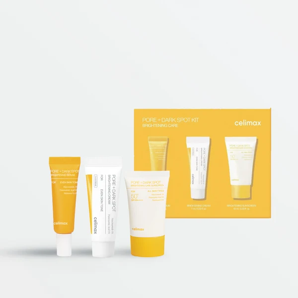Celimax  Pore+ Dark Spot Brightening Care Kit (Set de 3 piezas)