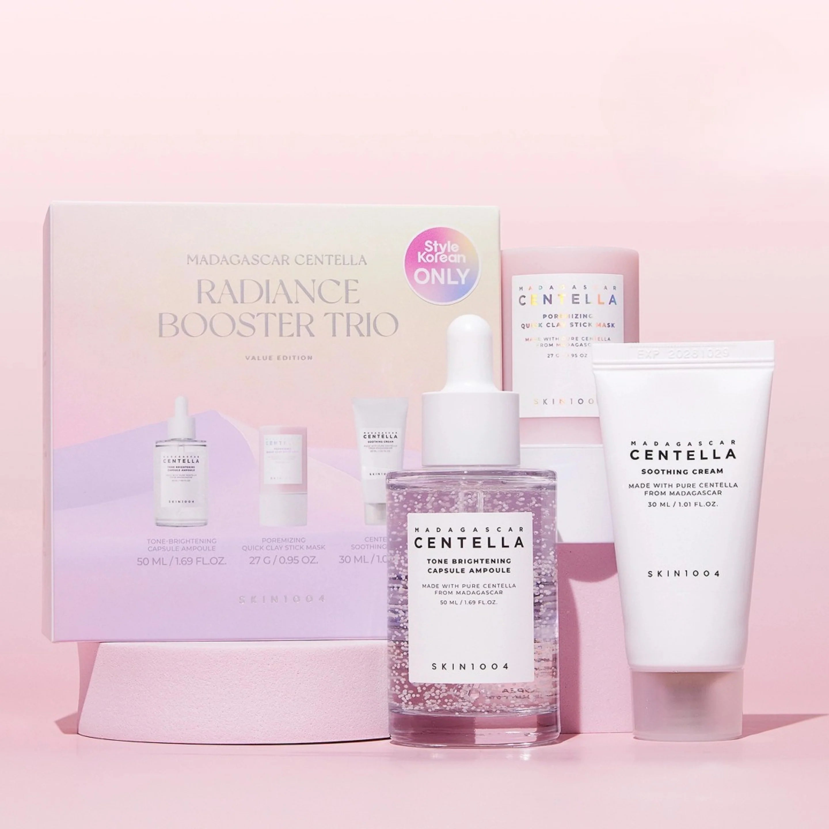 SKIN1004  Madagascar Centella Radiance Booster Trio