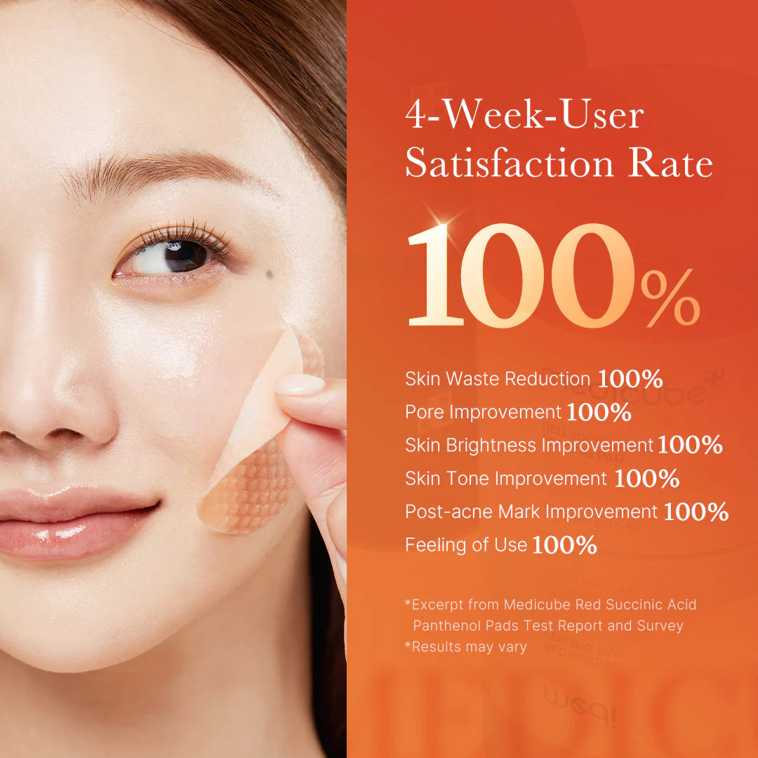 Medicube Red Succinic Acid Panthenol Pads