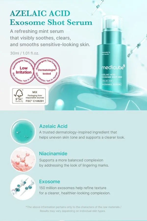 Medicube Serum Ácido Azelaico Azelaic Acid Exosome Shot