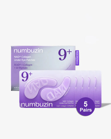Numbuzin Parches de Ojos No.9 NAD+ Collagen (5 pares)