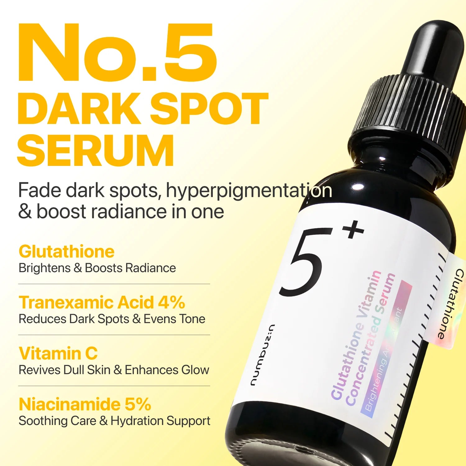 Numbuzin No. 5+ Glutathione Vitamin Concentrated Serum