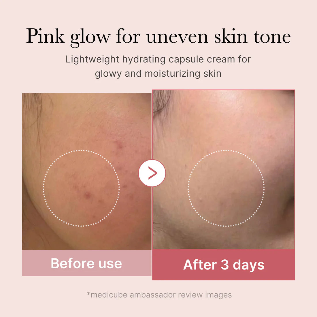Medicube Crema Facial PDRN Pink Collagen Capsule Cream