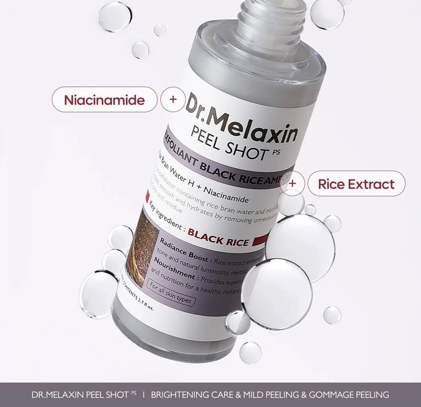 Dr. Melaxin - Peel Shot Exfoliating Black Rice Ampoule