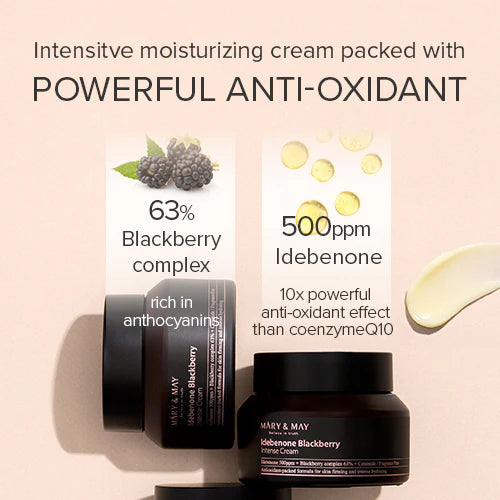Mary&May Crema Idebenone Blackberry Intense Cream