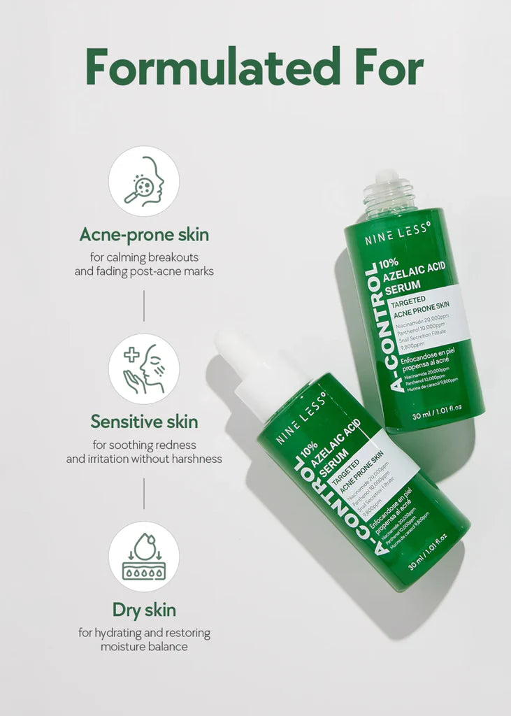 NINE LESS  A-Control 10% Azelaic Acid Serum