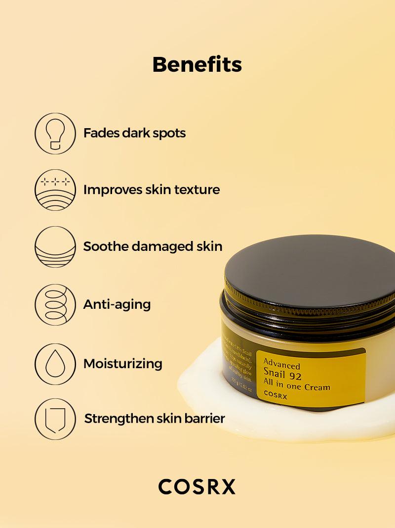 Cosrx Hidratante Advanced Snail 92 All In One Cream