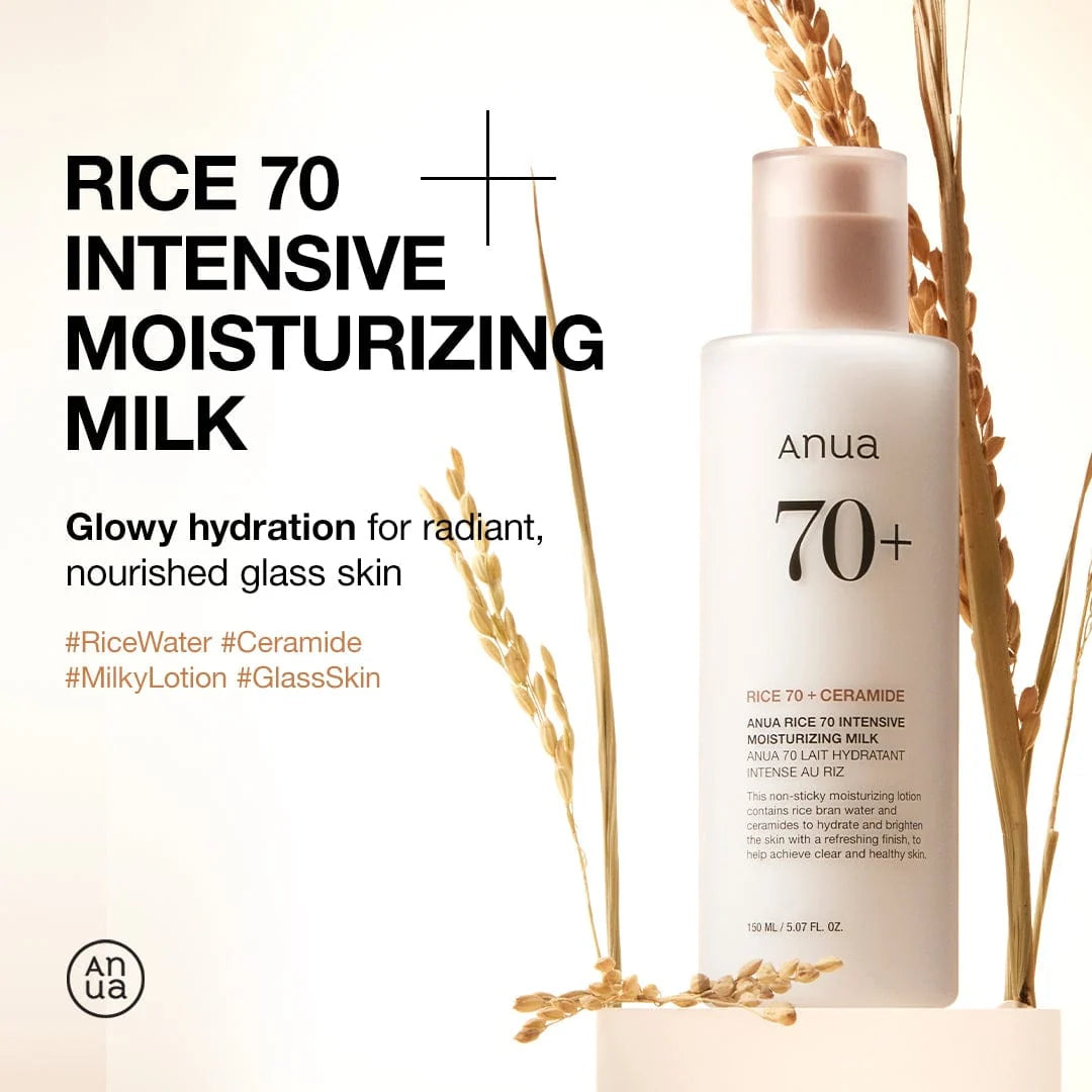 Anua - Hidratante Rice 70 Intensive Moisturizing Milk