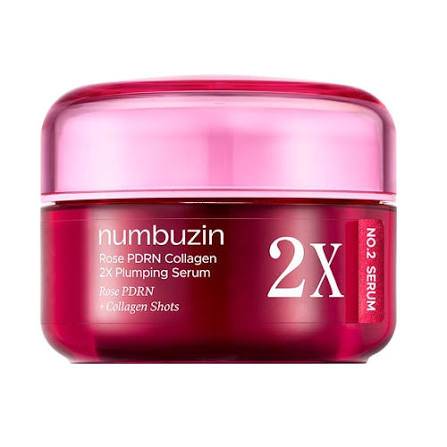 Numbuzin - No. 2 Rose PDRN Collagen 2X Plumping Serum