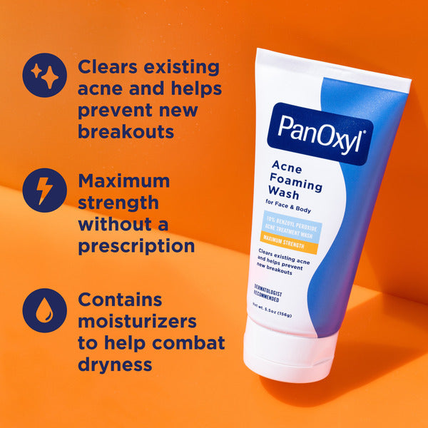 PanOxyl Limpiador Acne Foaming Wash 10% Benzoyl Peroxide