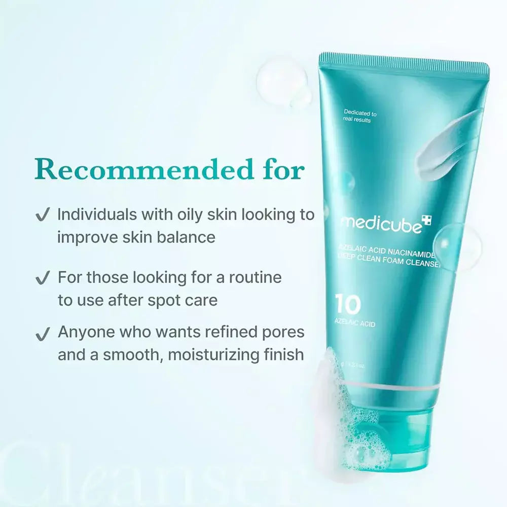 Medicube Azelaic Acid Niacinamide Deep Clean Foam