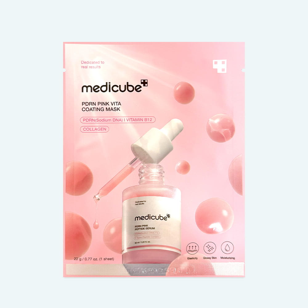 Medicube – PDRN Pink Vita Coating Sheet Mask