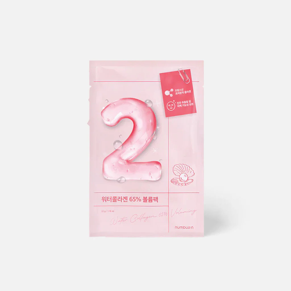 numbuzin Mascarilla No.2 Water Collagen 65% Voluming Sheet Mask