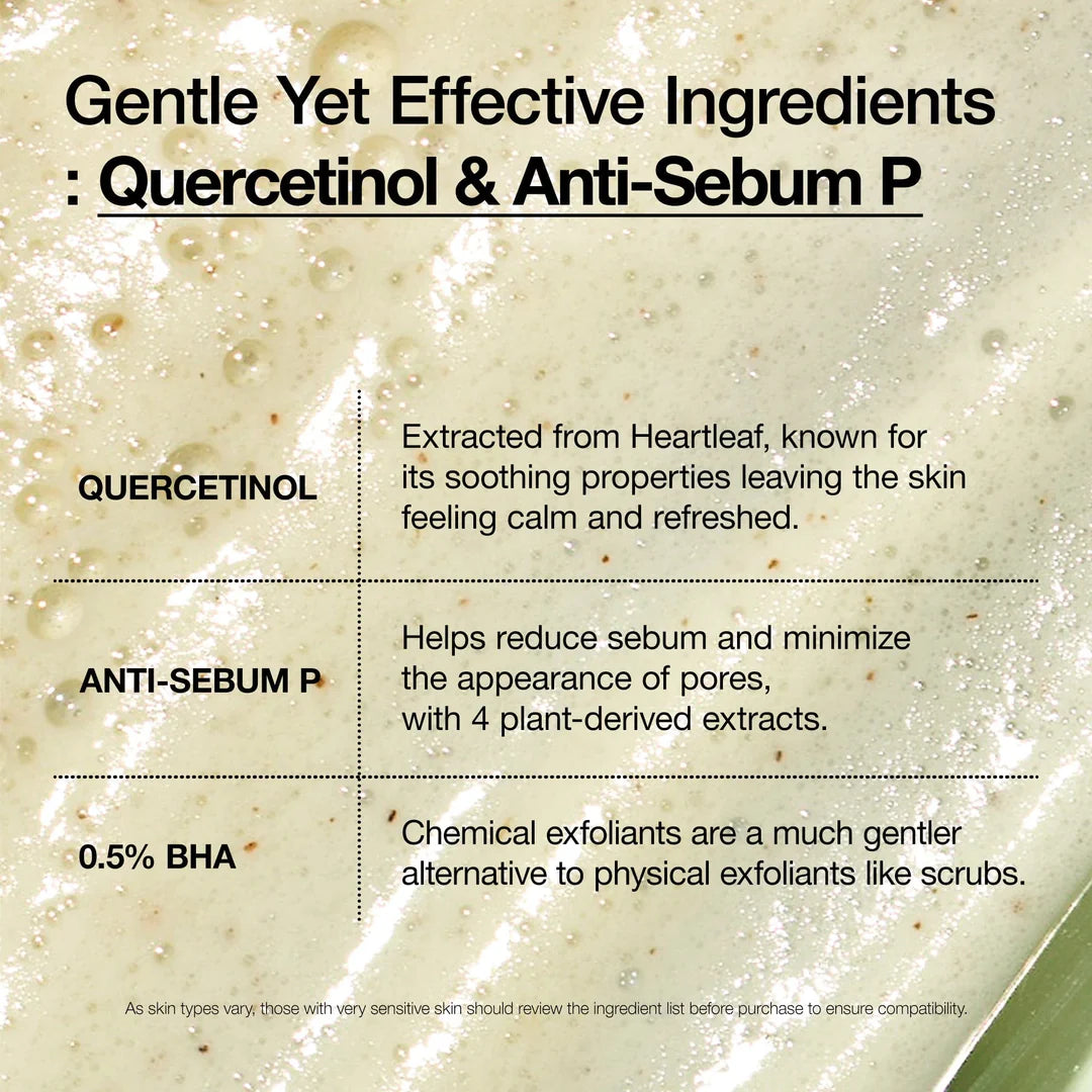 ANUA Limpiador  Heartleaf Quercetinol Pore Deep Cleansing Foam