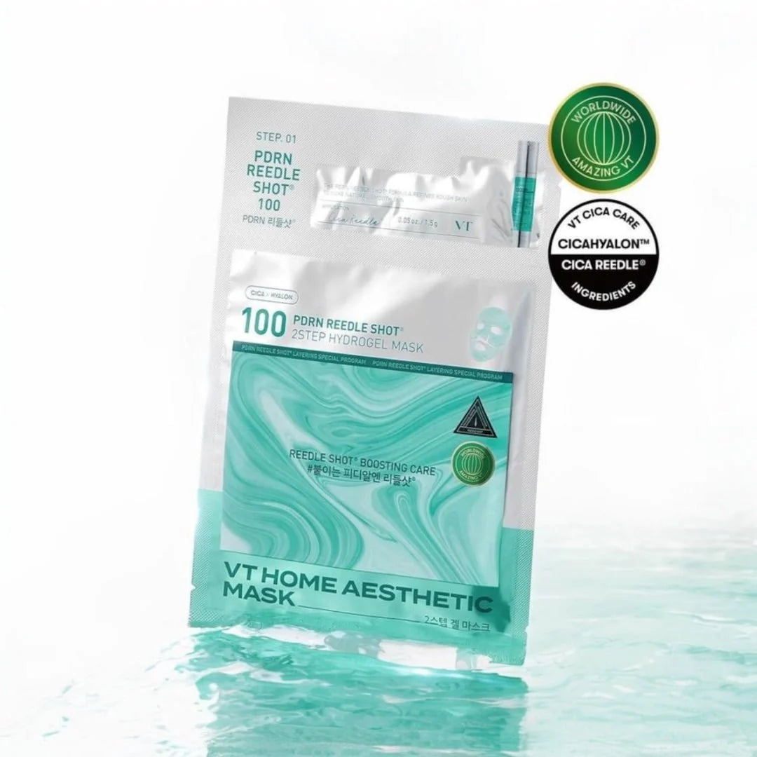 VT Cosmetics PDRN Reedle Shot 100 2-Step Hydrogel Mask
